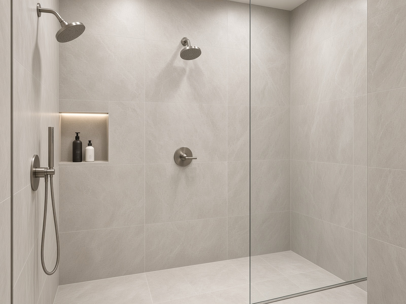 Curbless and Zero-Threshold Walk-In Showers