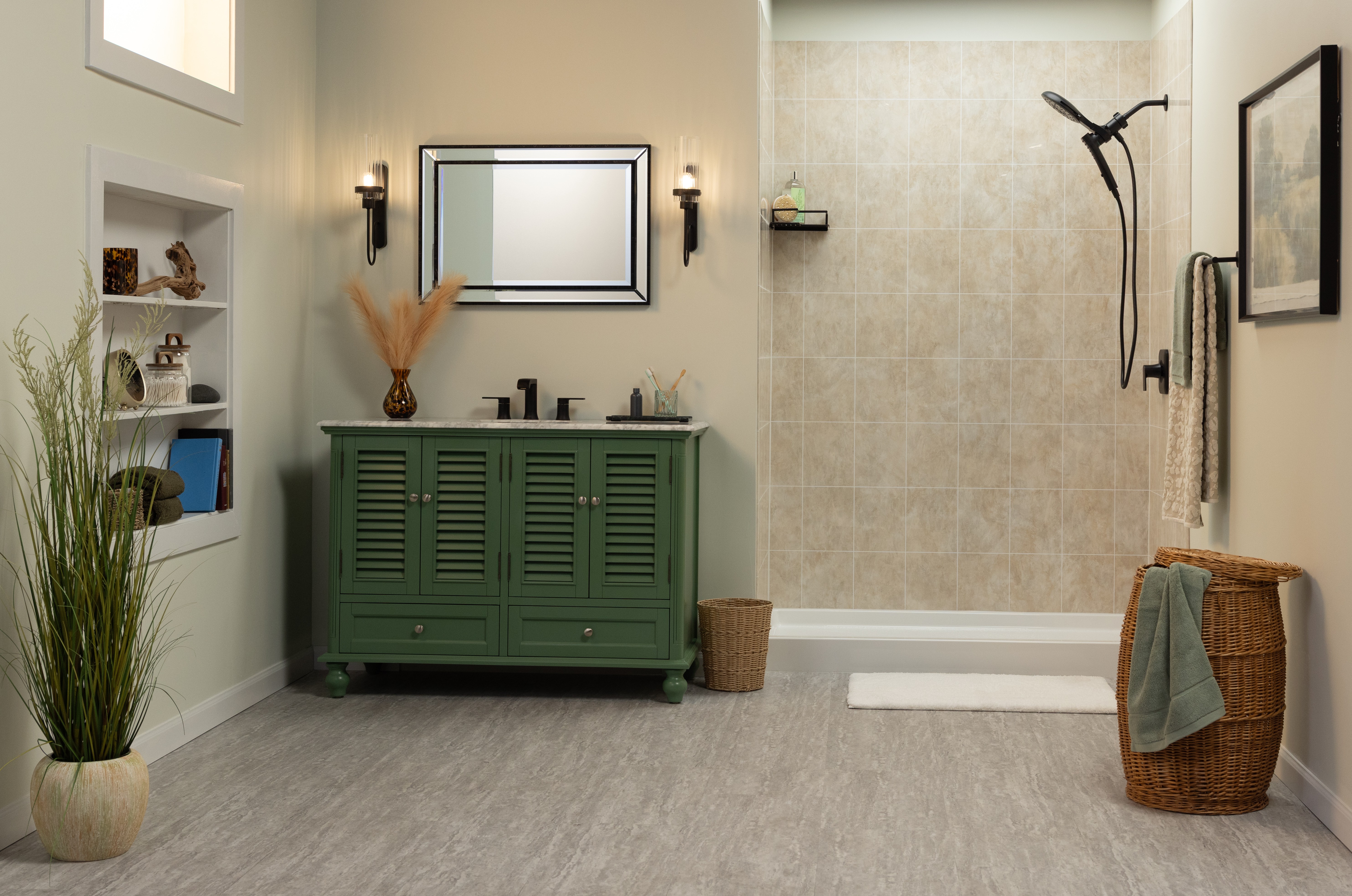 Tub-to-Shower Conversion